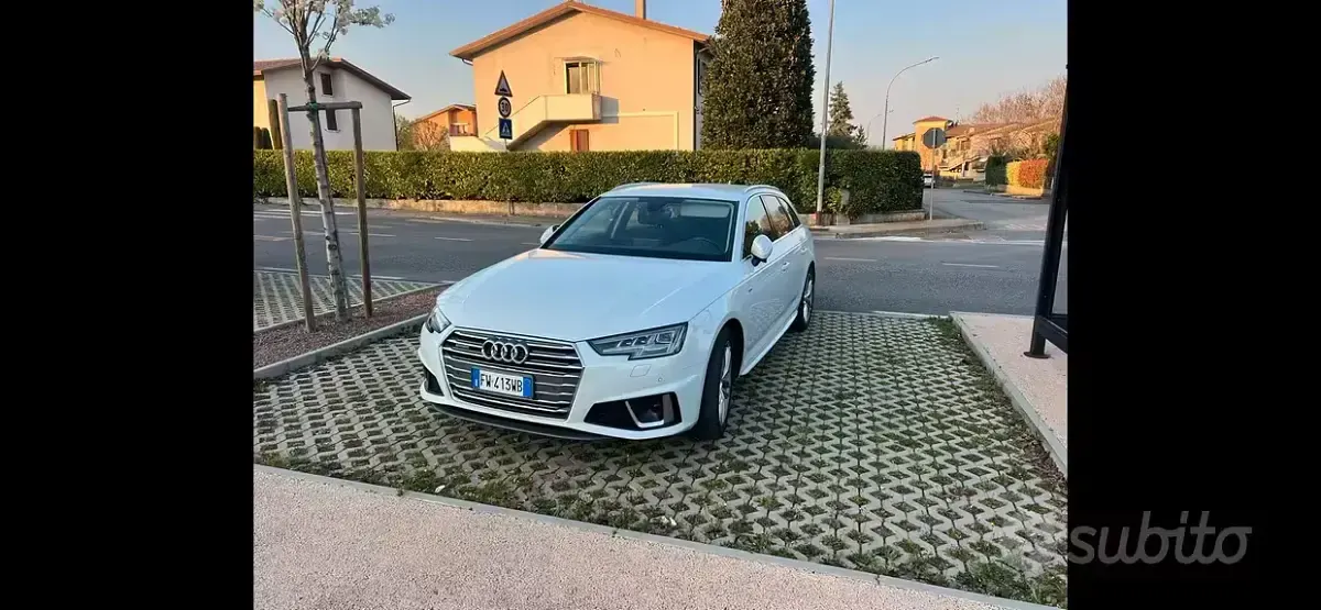 Usata Audi A4 S-Line 190 CV (139 kW) 2019 Bianco Station wagon