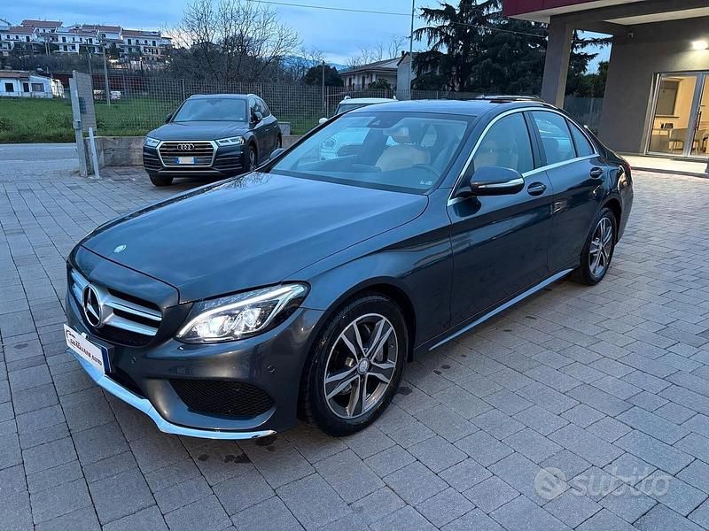 Usata Mercedes C220 Premium 170 CV (125 kW) 2015 Grigio Berlina
