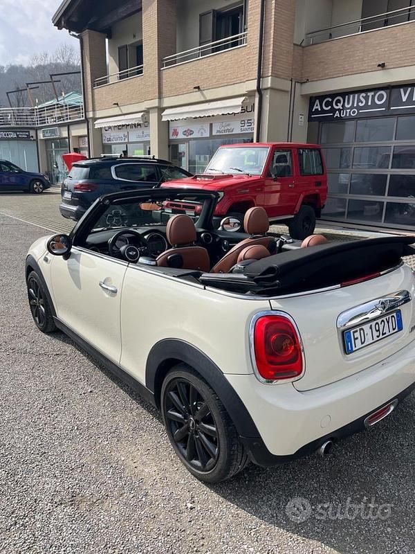 Usata Mini Cooper D Cabriolet 115 CV (84 kW) 2016 Bianco Cabrio