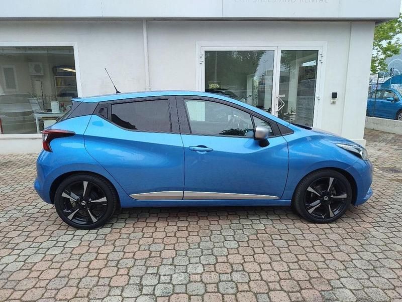 Usata Nissan Micra Tekna 91 CV (66 kW) 2017 Blu Utilitaria