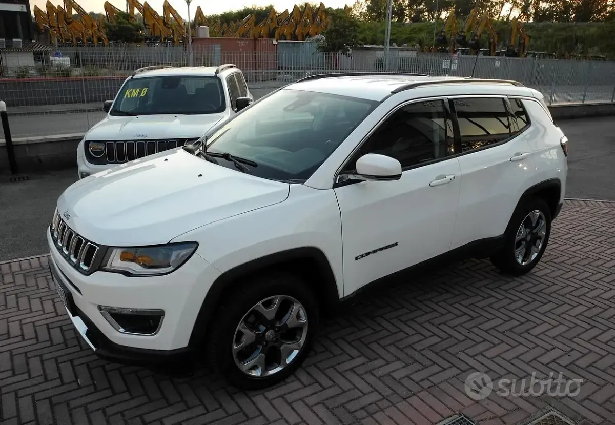 Usata Jeep Compass Limited 140 CV (102 kW) 2018 Bianco SUV