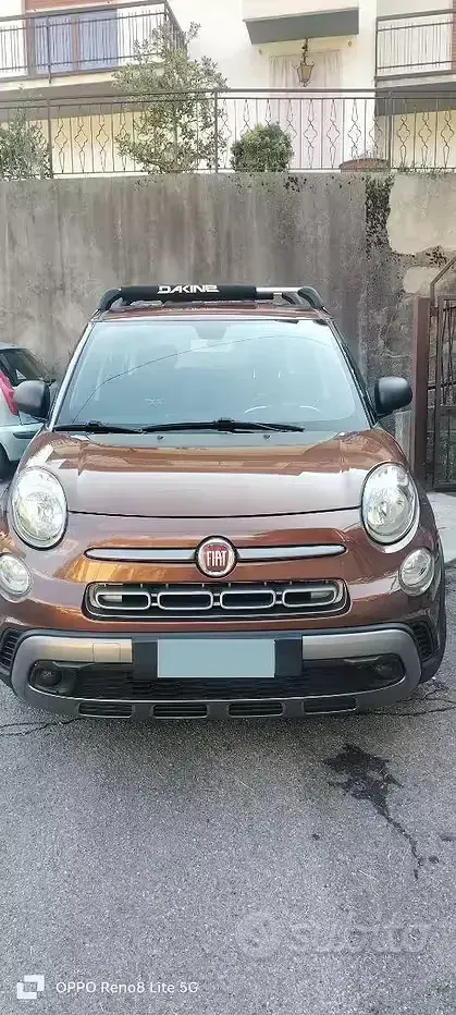 Usata Fiat 500L Cross 95 CV (69 kW) 2018 Marrone Monovolume