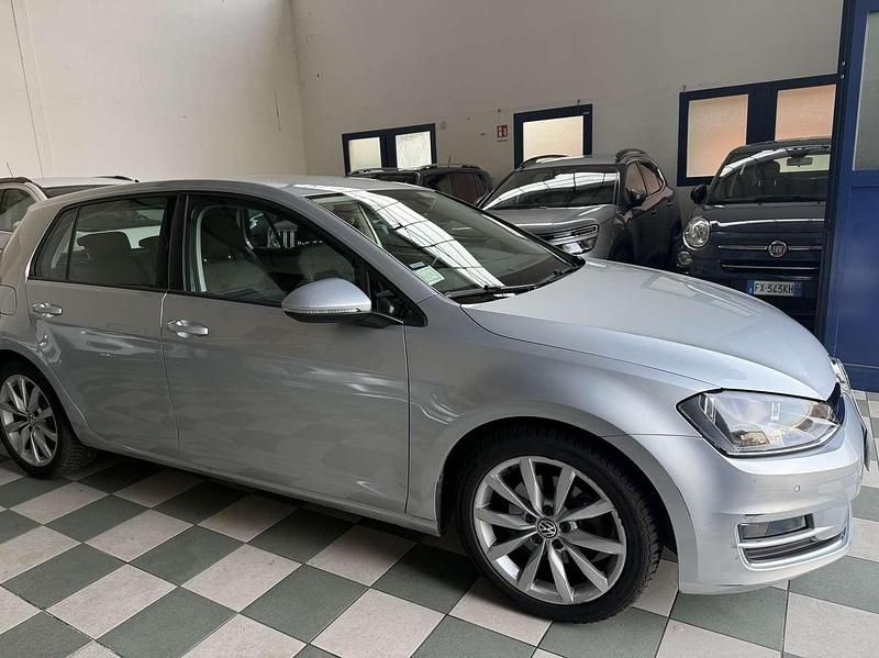 Usata VW Golf VII Highline 122 CV (89 kW) 2015 Argento Berlina
