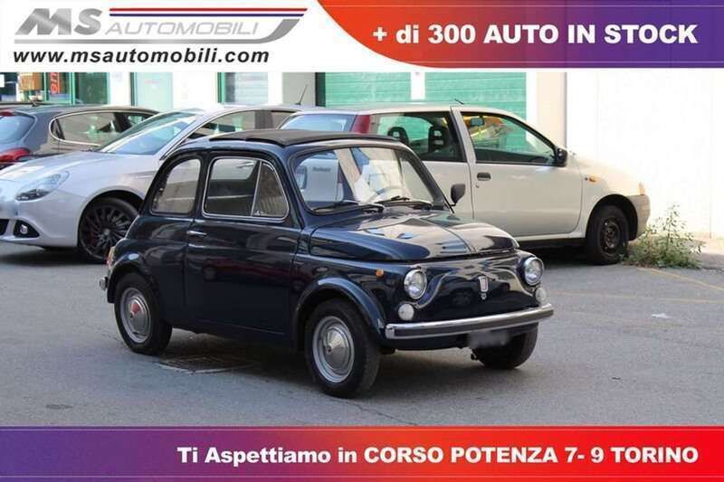 Usata Fiat 500 Lusso 18 CV (13 kW) 1969 Blu/azzurro Utilitaria