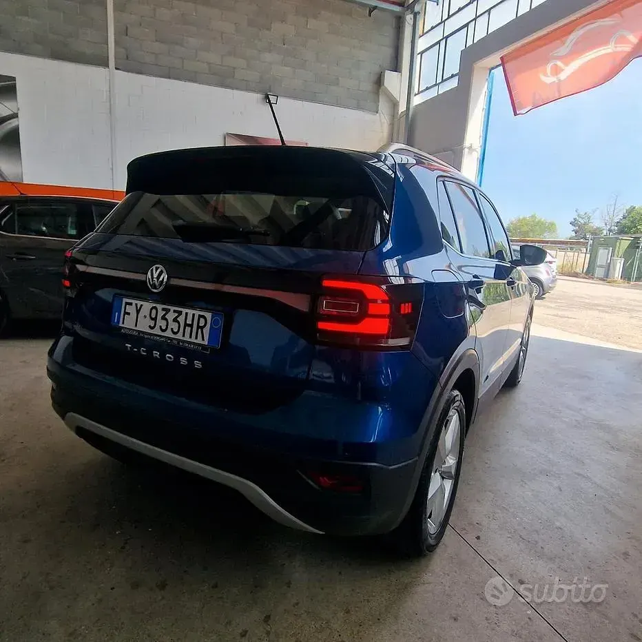 Usata VW T-Cross Advance 116 CV (85 kW) 2019 Bluazzurro SUV