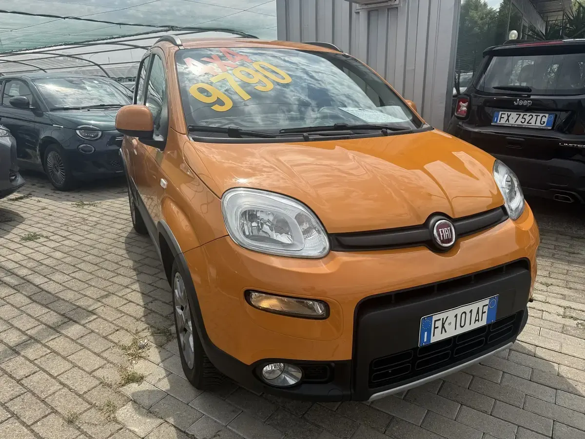 Usata Fiat Panda 4x4 S 84 CV (61 kW) 2017 Arancione Utilitaria