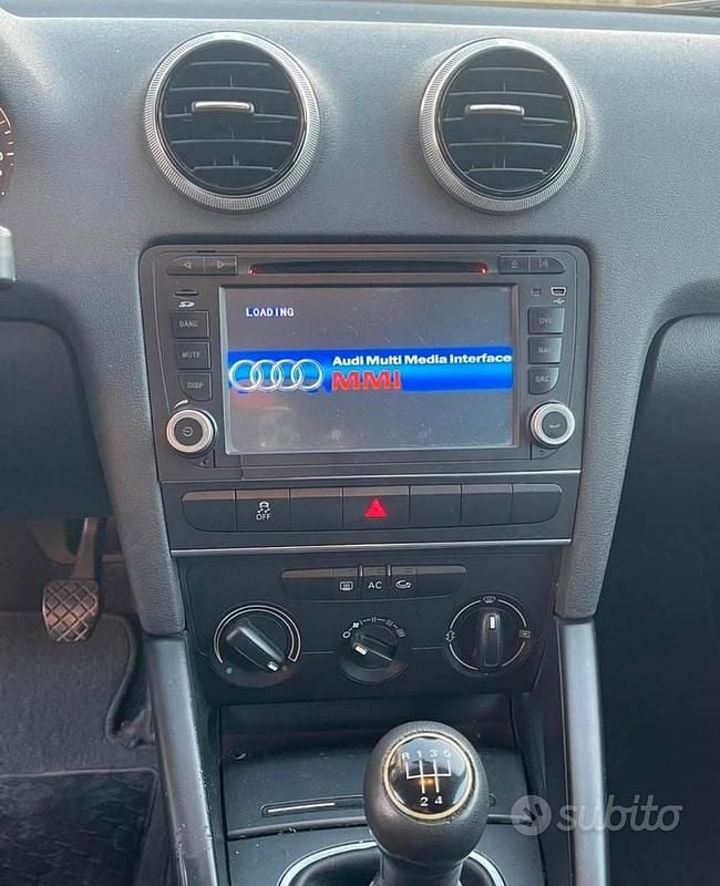 Usata Audi A3 90 CV (66 kW) 2010 Grigio Utilitaria