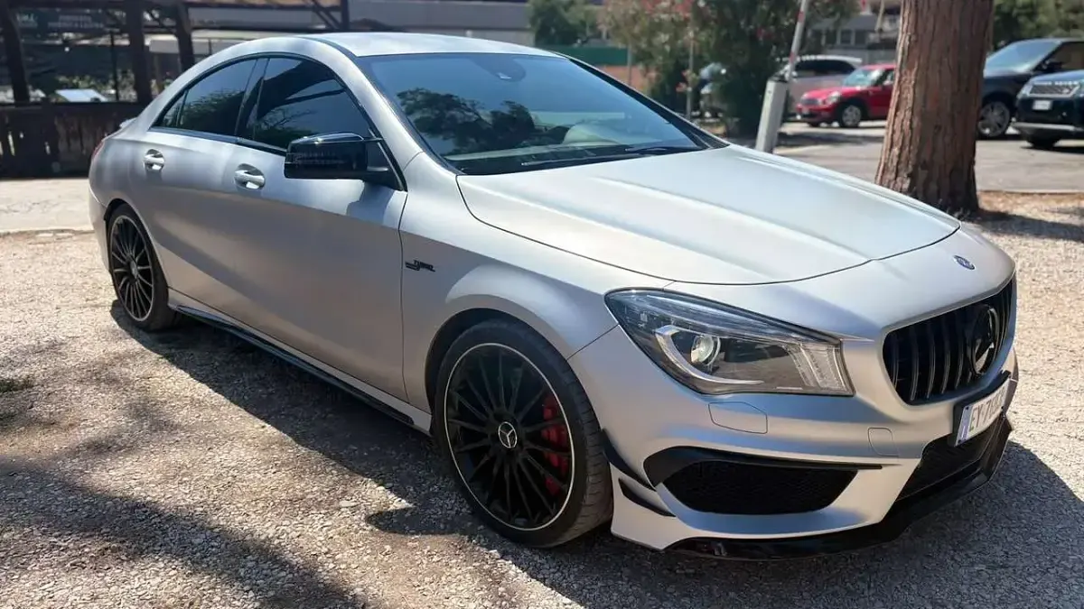 Usata Mercedes CLA45 AMG AMG 360 CV (264 kW) 2015 Grigio Coupé