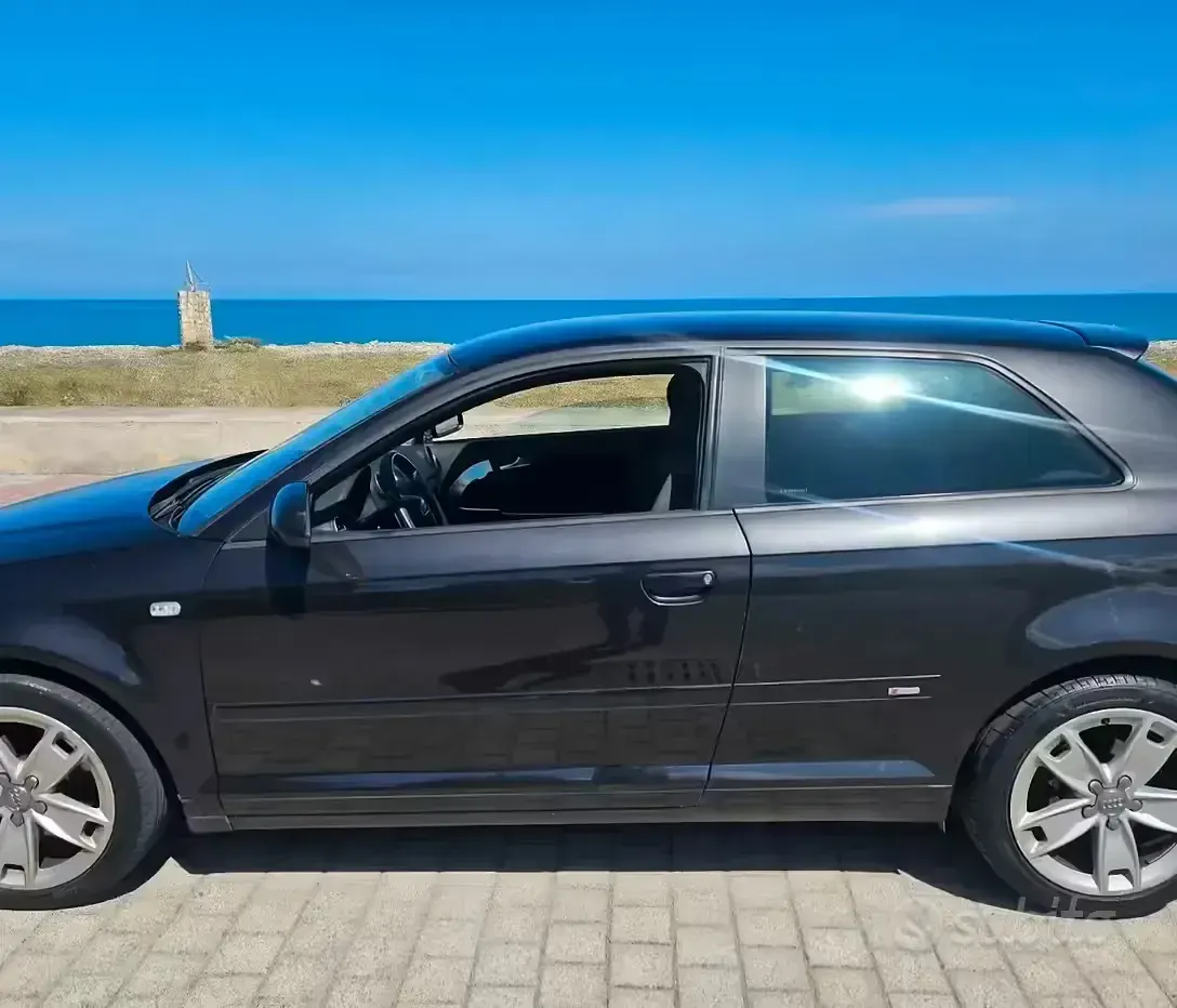 Usata Audi A3 140 CV (102 kW) 2006 Nero Utilitaria