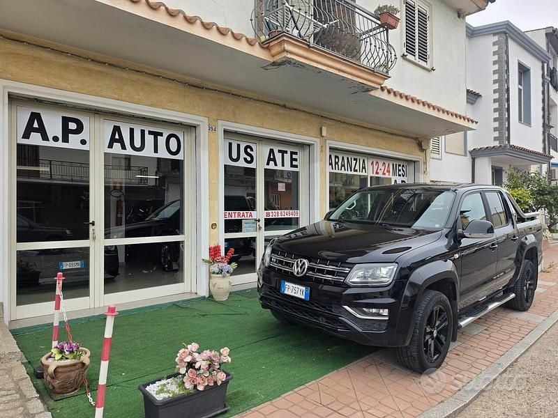 Usata VW Amarok Highline 224 CV (164 kW) 2018 Nero Pick-up