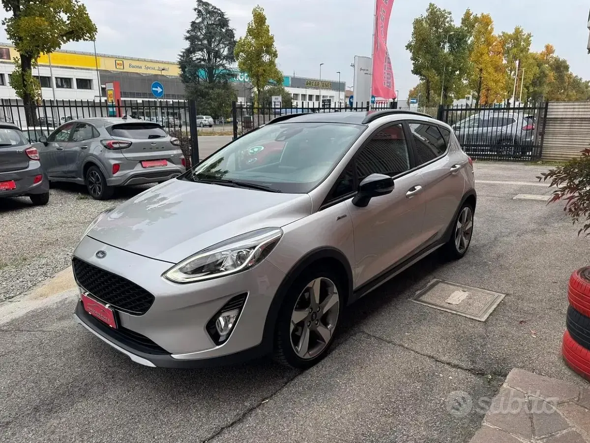 Usata Ford Fiesta Active 86 CV (63 kW) 2019 Grigio Utilitaria