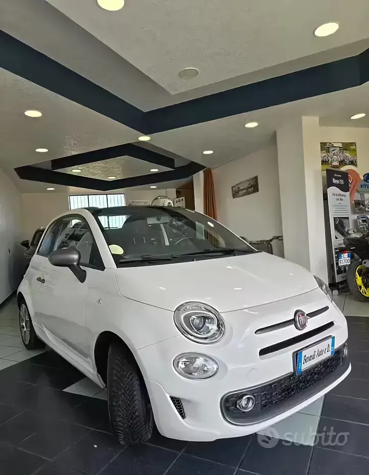 Usata Fiat 500C S 69 CV (50 kW) 2019 Bianco Cabrio