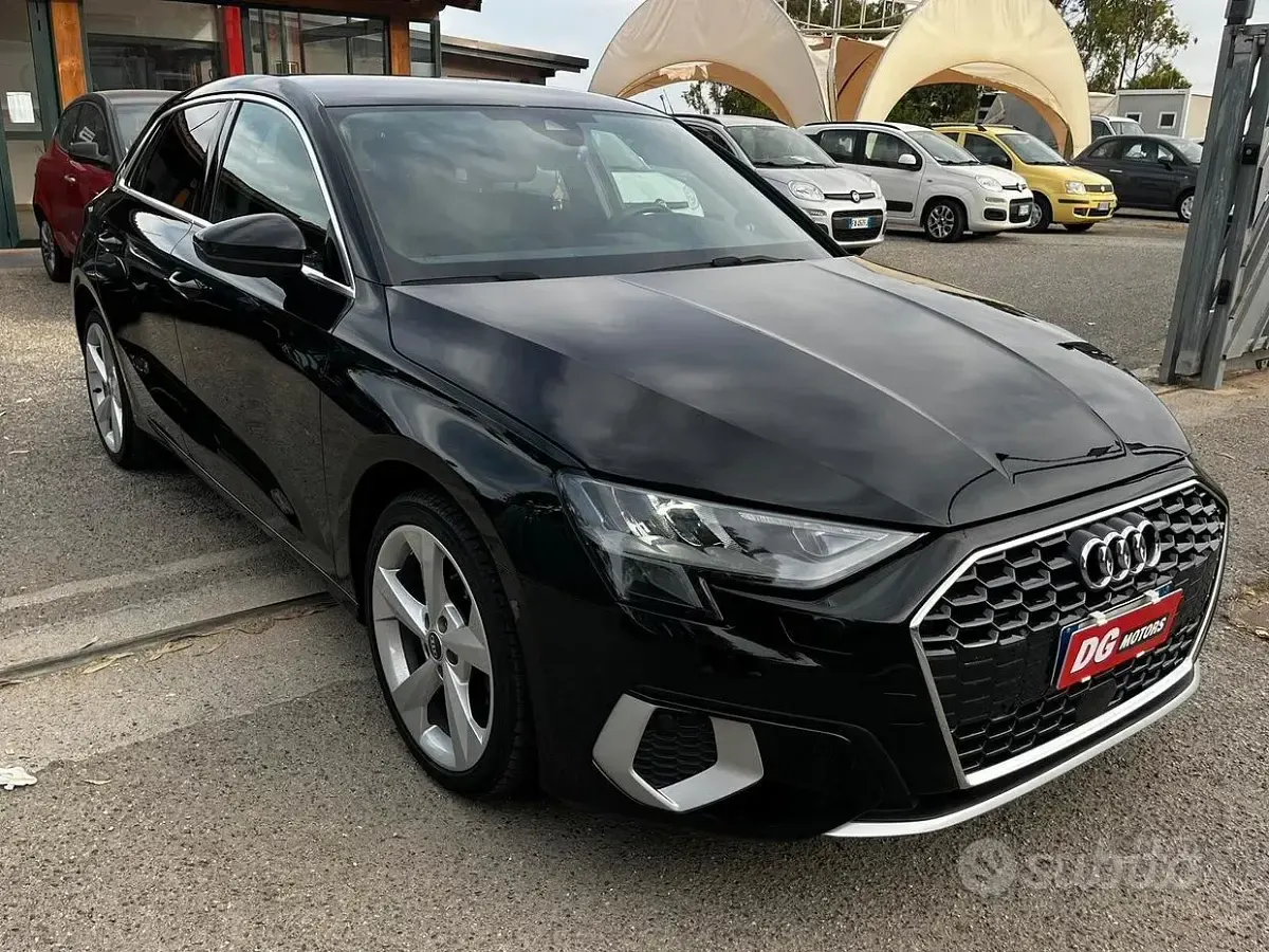 Usata Audi A3 Advanced 150 CV (110 kW) 2022 Nero Berlina