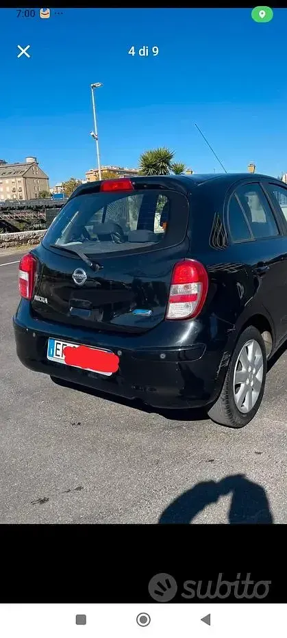Usata Nissan Micra 80 CV (58 kW) 2012 Nero Utilitaria