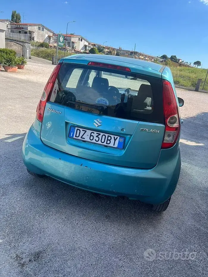 Usata Suzuki Splash 65 CV (47 kW) 2009 Blu Utilitaria