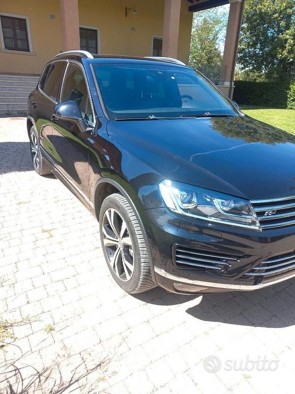 Usata VW Touareg Sportline 204 CV (150 kW) 2018 Nero SUV