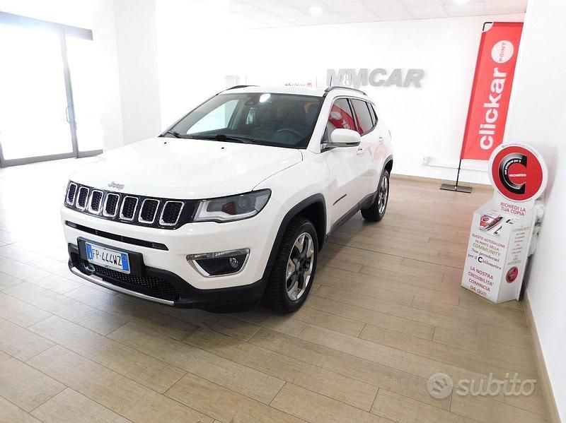 Usata Jeep Compass Limited 140 CV (102 kW) 2018 Bianco SUV