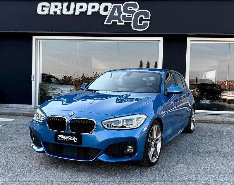 Usata BMW 116 M Sport 116 CV (85 kW) 2017 Blu Utilitaria
