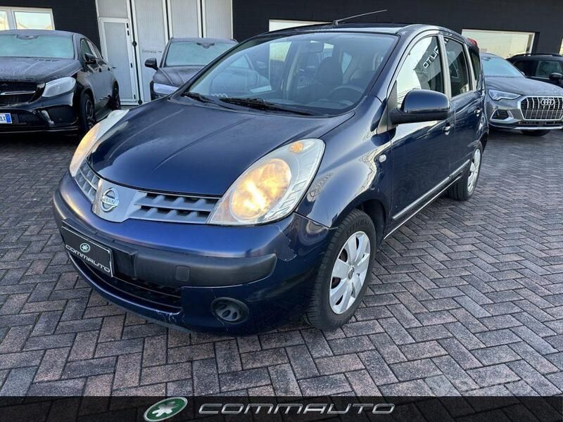Usata Nissan Note Visia 88 CV (64 kW) 2008 Blu Monovolume