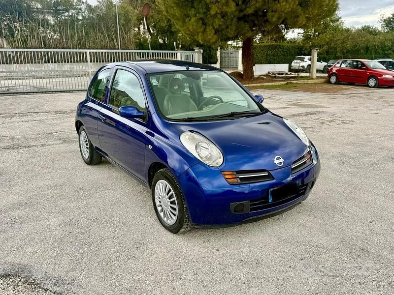 Usata Nissan Micra 82 CV (60 kW) 2005 Blu Berlina