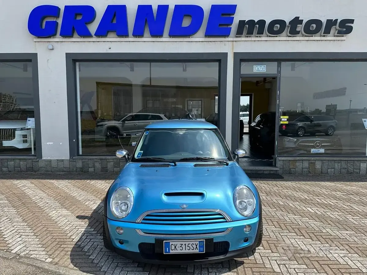 Usata Mini Cooper S 163 CV (119 kW) 2003 Blu Utilitaria
