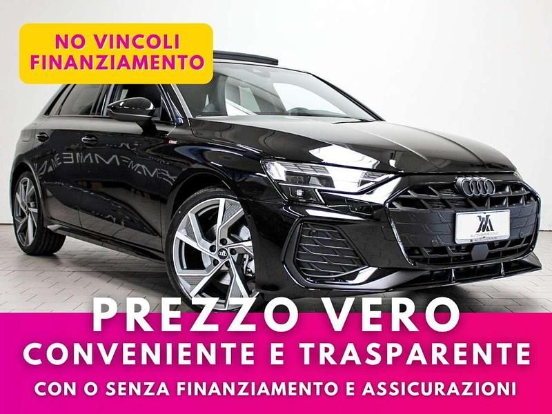 Nero Nuova 2025 Audi A3 e-tron S-Line Due volumi | 41.699 € (Cara) - Immagine 1/4