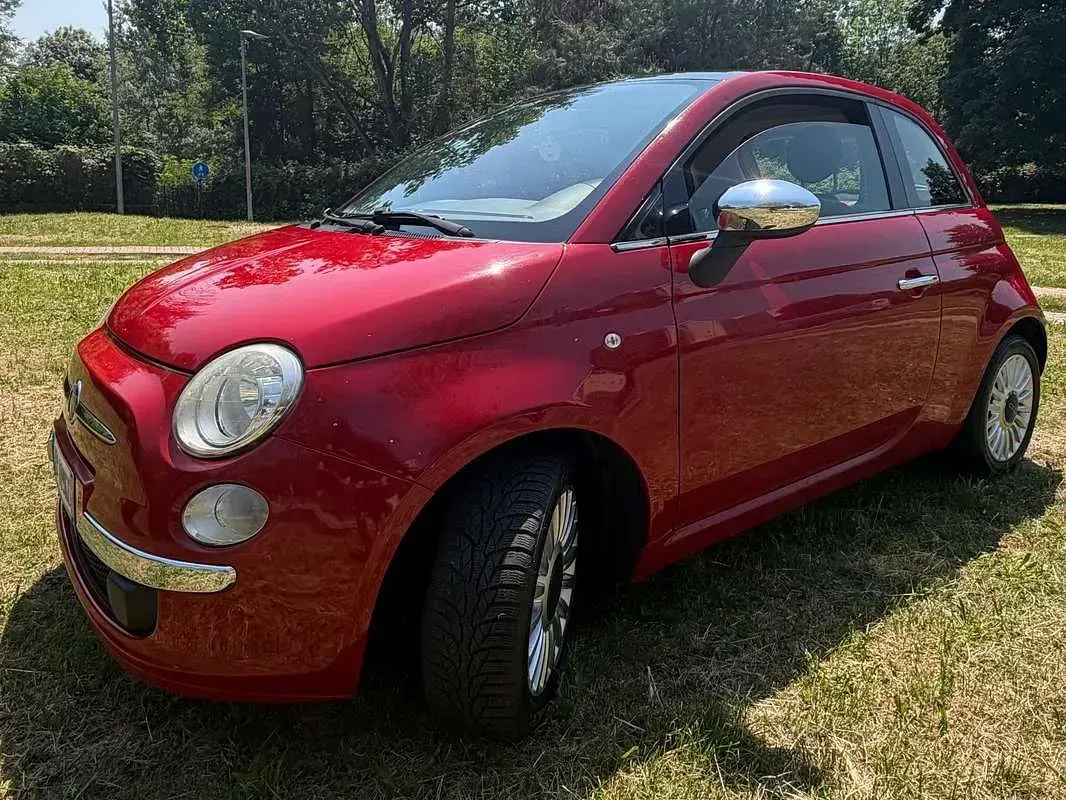 Usata Fiat 500 Lounge 69 CV (50 kW) 2012 Rosso Utilitaria