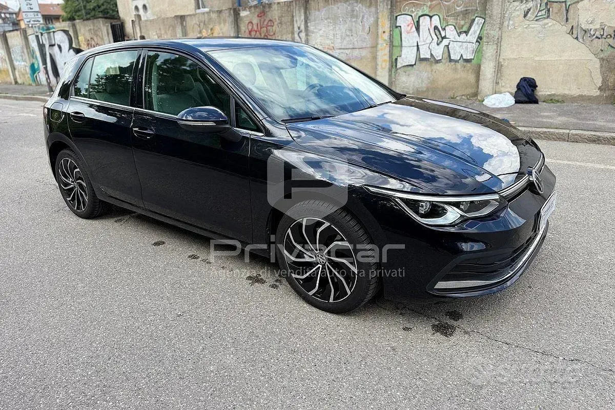 Usata VW Golf VIII Style 204 CV (150 kW) 2021 Nero Utilitaria