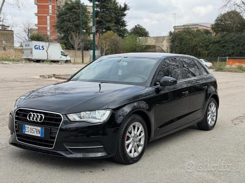 Usata Audi A3 105 CV (77 kW) 2013 Nero Berlina