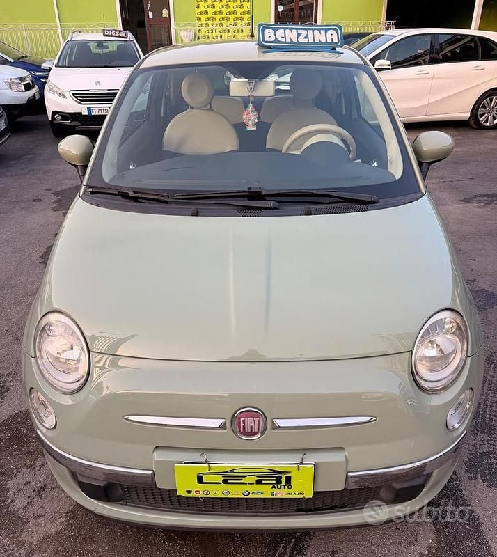 Usata Fiat 500 Pop 69 CV (50 kW) 2008 Verde Berlina