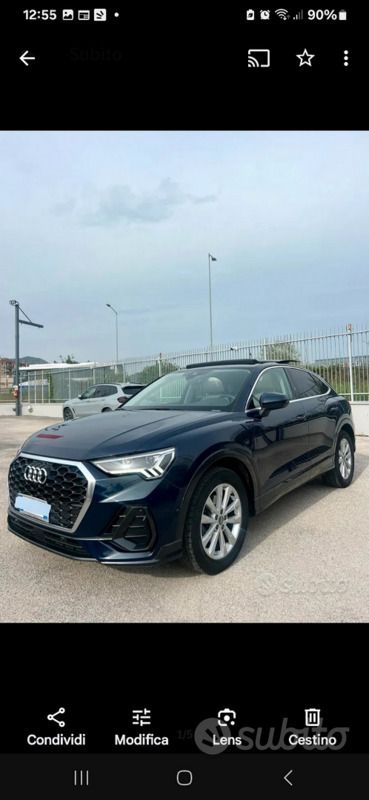 Usata Audi Q3 Sportback 150 CV (110 kW) 2020 Blu SUV