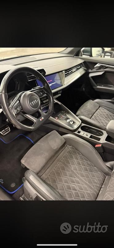 Usata Audi S3 Sportback S-Line 310 CV (228 kW) 2021 Nero Utilitaria