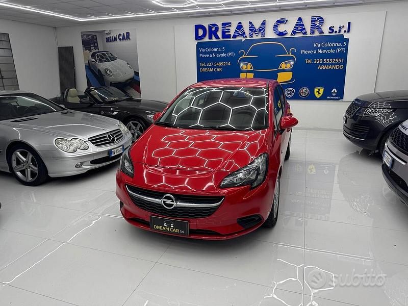 Usata Opel Corsa 90 CV (66 kW) 2015 Rosso Berlina