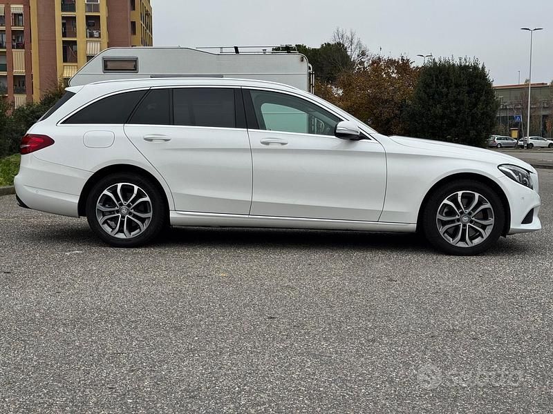 Usata Mercedes C250 Premium 204 CV (150 kW) 2015 Bianco Station wagon