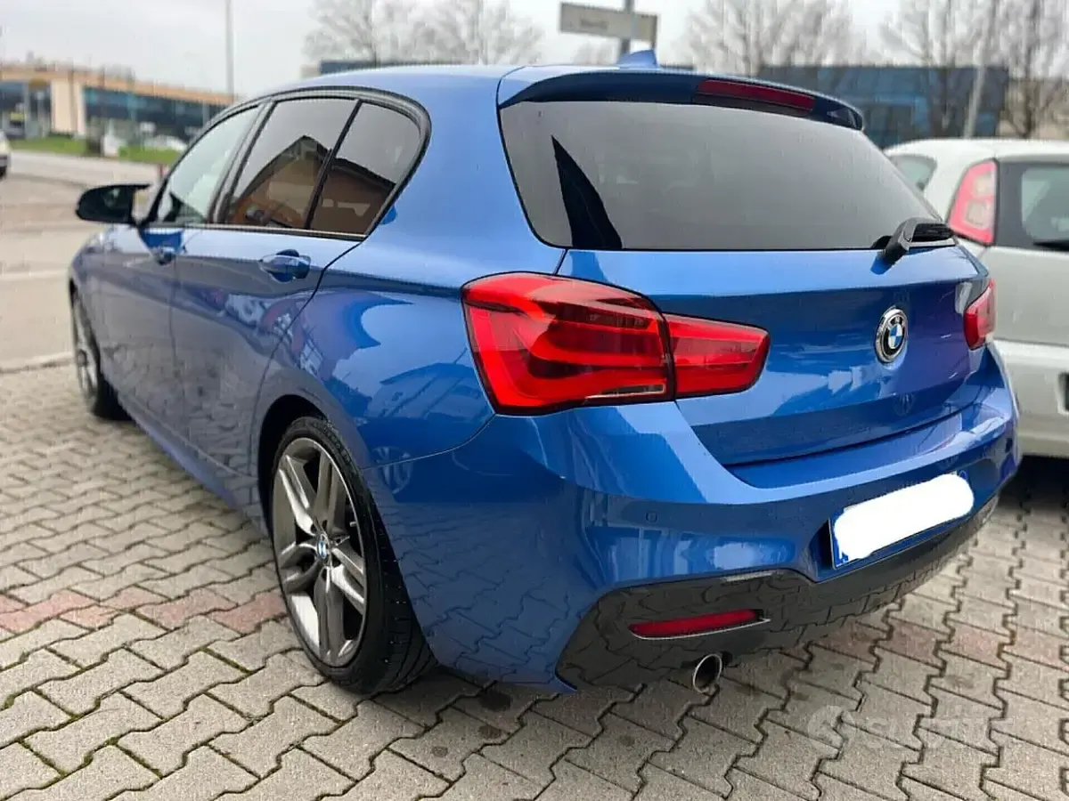 Usata BMW 116 M Sport 116 CV (85 kW) 2018 Blu Utilitaria