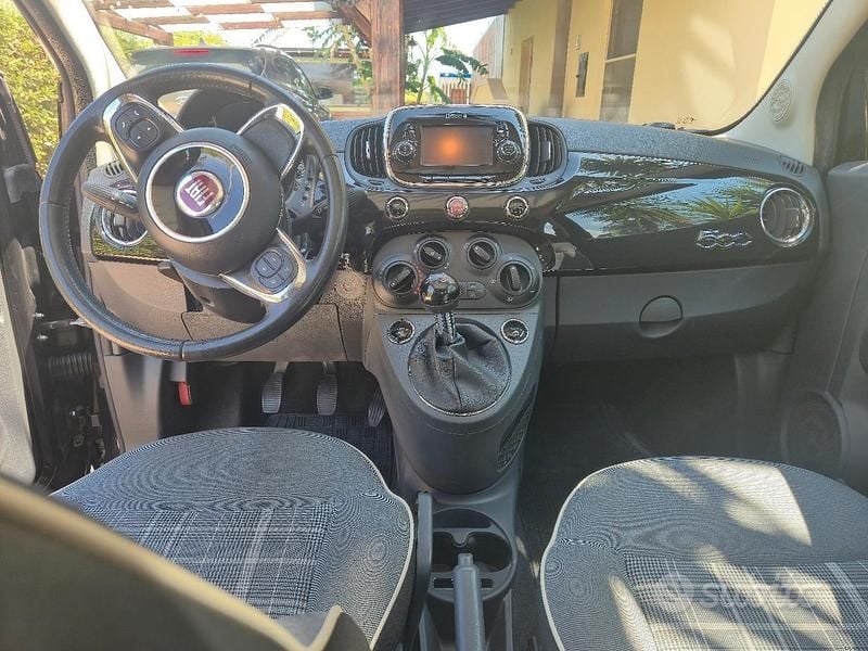 Usata Fiat 500 95 CV (69 kW) 2017 Nero Utilitaria
