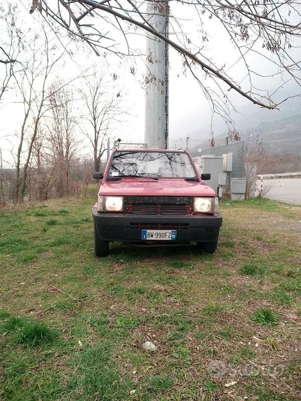 Usata Fiat Panda 54 CV (39 kW) 2001 Rosso Berlina