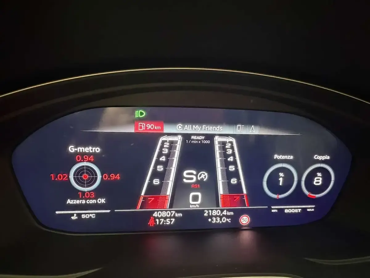Usata Audi RS4 Exclusive 450 CV (330 kW) 2021 Verde Station wagon