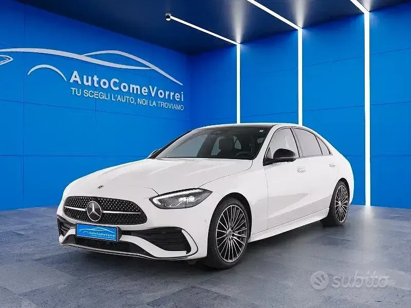 Usata Mercedes C200 AMG Line Premium 204 CV (150 kW) 2025 Bianco Berlina