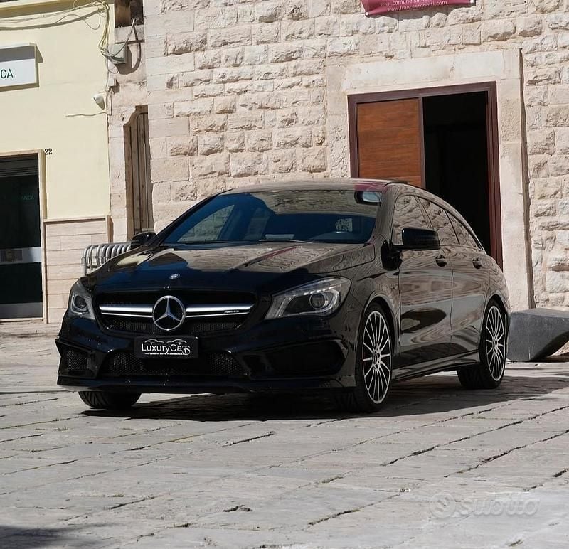 Usata Mercedes CLA45 AMG AMG 381 CV (280 kW) 2016 Nero Station wagon