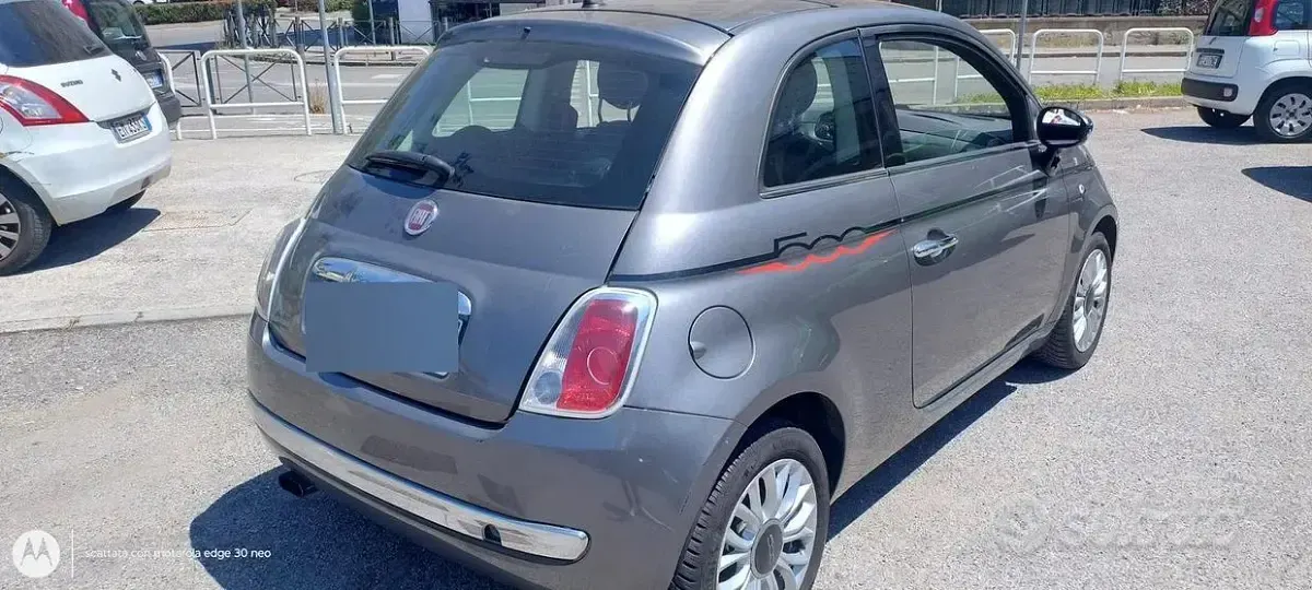 Usata Fiat 500 Lounge 69 CV (50 kW) 2014 Grigio Berlina