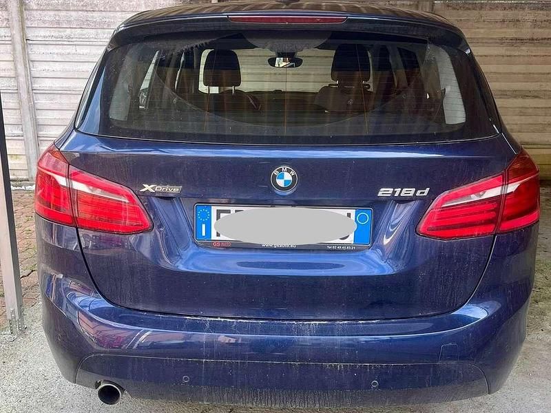 Usata BMW 218 Active Tourer Advantage 150 CV (110 kW) 2016 Blu/azzurro Monovolume