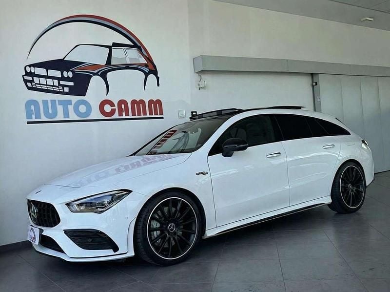 Usata Mercedes CLA35 AMG Shooting Brake AMG 306 CV (225 kW) 2019 Bianco Station wagon