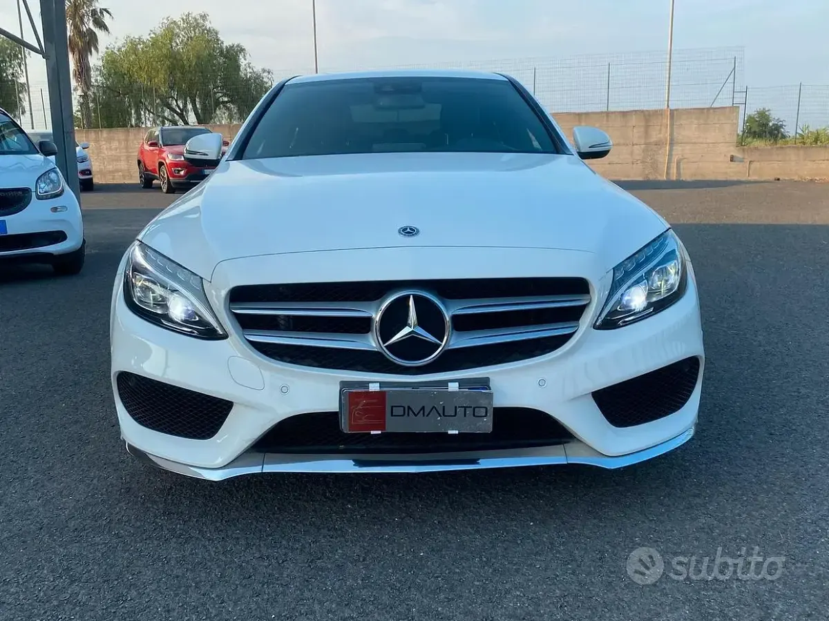 Usata Mercedes C220 Premium 170 CV (125 kW) 2018 Bianco Berlina