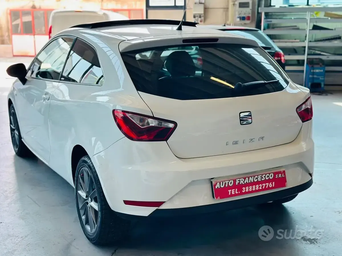 Usata Seat Ibiza I-Tech 69 CV (50 kW) 2015 Bianco Coupé