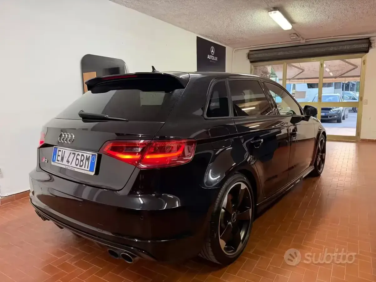 Usata Audi S3 300 CV (220 kW) 2014 Nero Berlina