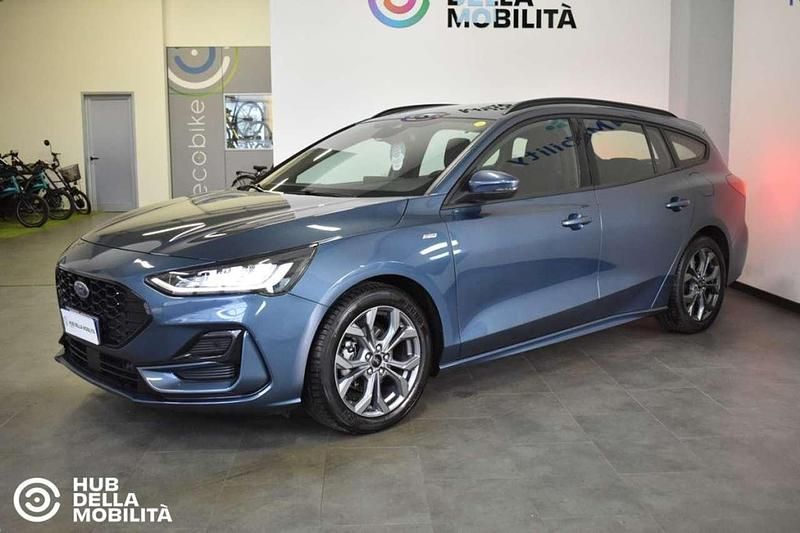 Usata Ford Focus ST-Line 125 CV (91 kW) 2023 Blu Station wagon