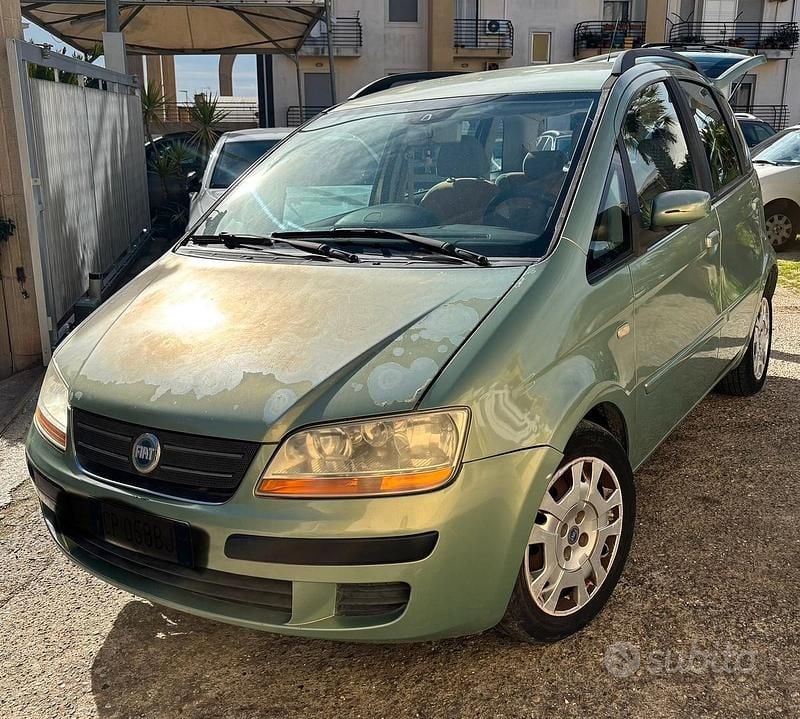 Usata Fiat Idea 95 CV (69 kW) 2004 Verde Monovolume