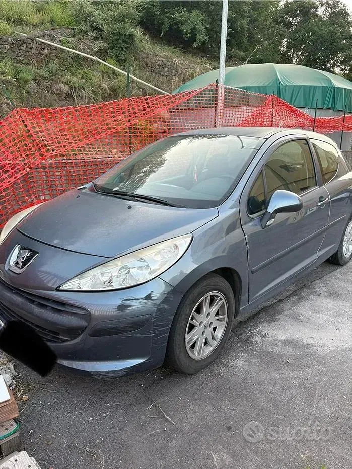 Usata Peugeot 206 70 CV (51 kW) 2007 Grigio Utilitaria