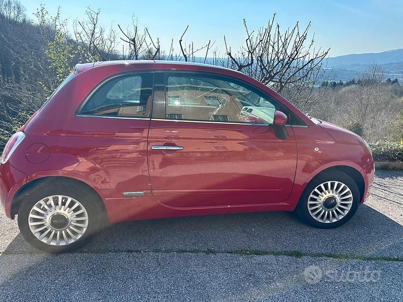 Usata Fiat 500 Anniversary 69 CV (50 kW) 2011 Rosso Berlina